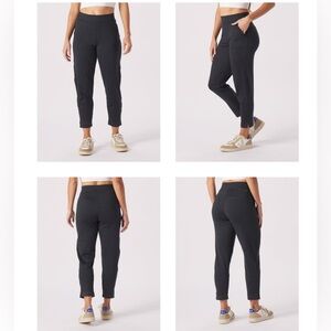 Glyder On The Go Ankle-Length Jogger Trouser Pants, Black Marble, Size L, EUC